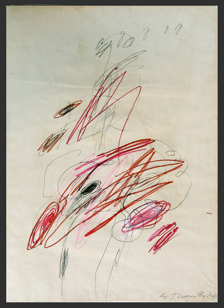 Cy Twombly Pastelli su cartoncino cm 50x70 1963