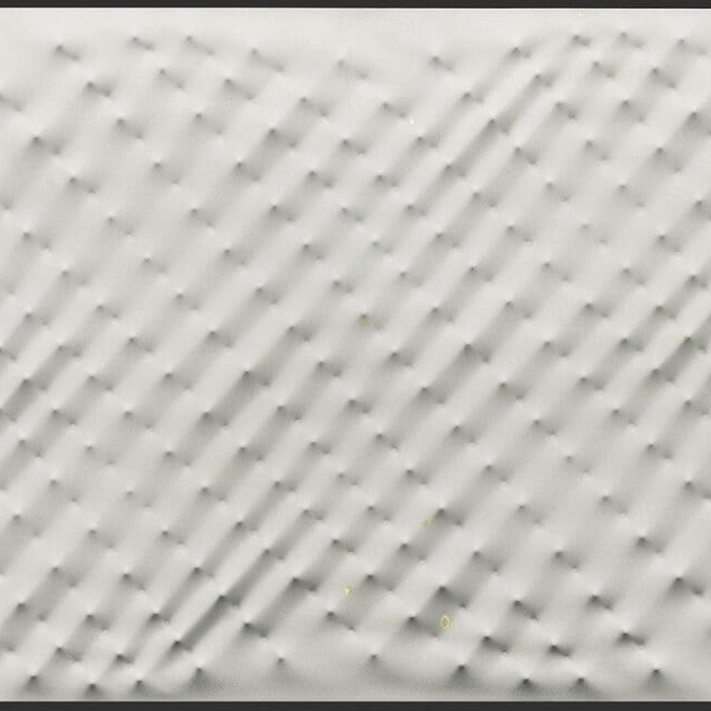 "Superficie bianca" - Acrilico su tela estroflessa - 80x100cm -1998